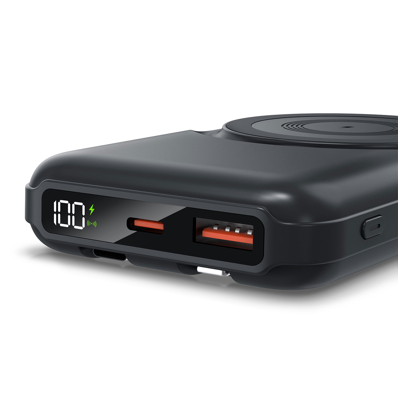 KÜÇÜKLER 10.000 MAH SİYAH MAGSAFE ve WIRELESS POWERBANK - Görsel 5